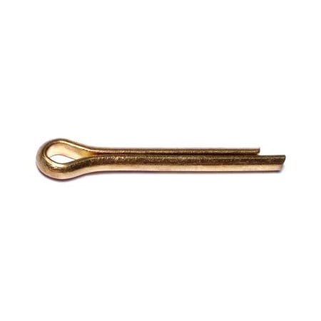 Midwest Fastener 1/4" x 1-3/4" Brass Cotter Pins 6PK 61248